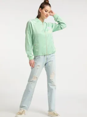 Damen Satinblouson