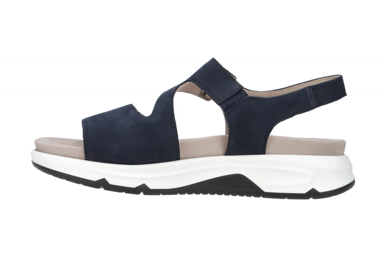Gabor RollingSoft Sandale blau Nubuck 46.885.36