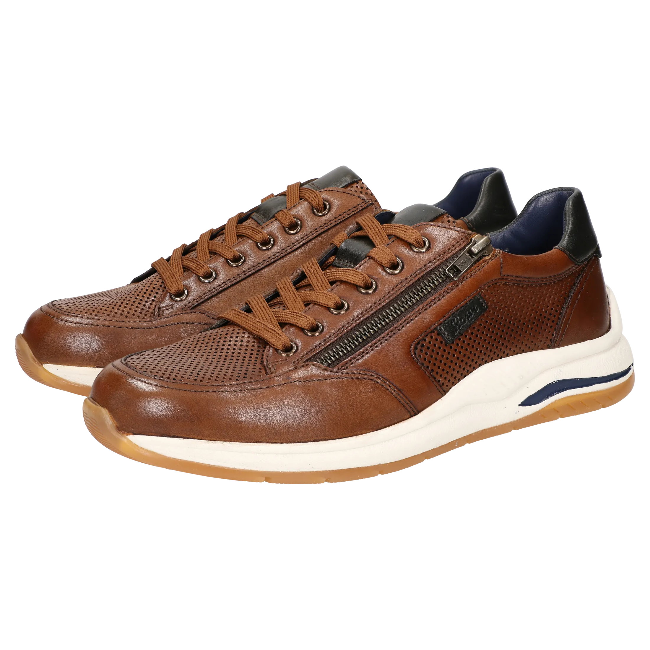 Sioux Schuhe Herren Turibio-710-J Sneaker cognac 10441